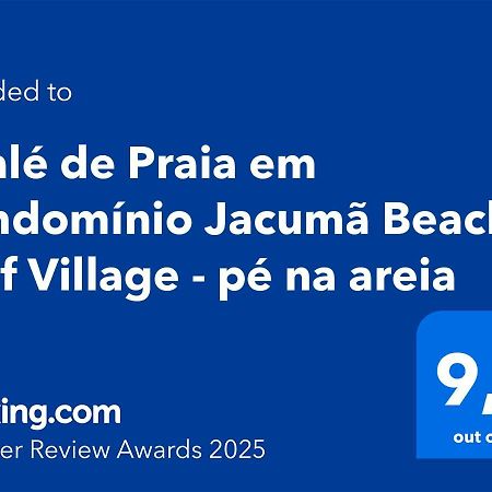 Chalé de Praia em Condomínio Jacumã Beach&Golf Village - pé na areia Exterior foto